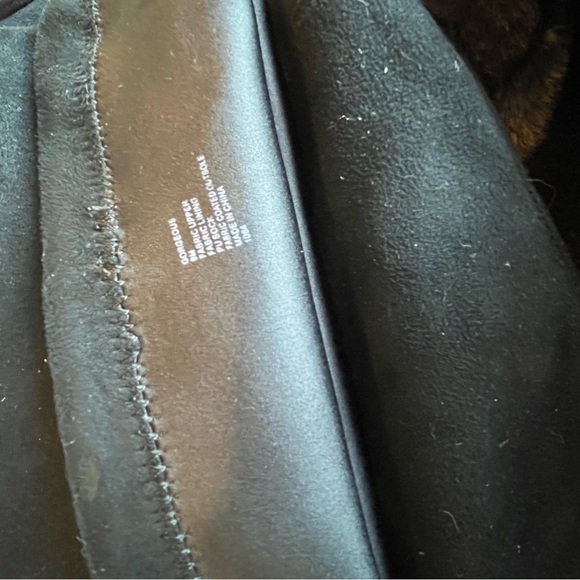 Steve Madden black suede thigh high boots with tie, size 9 - Picture 3 of 4